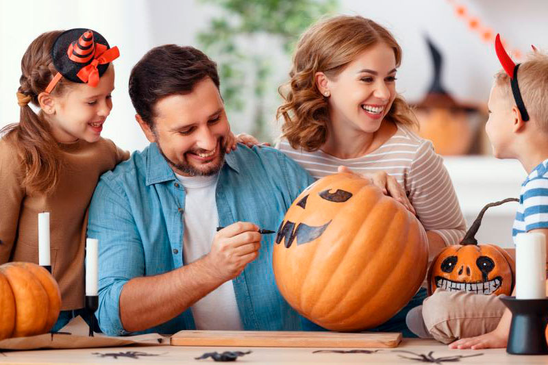 Kids Pumpkin Painting